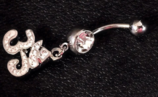 Surgical steel piercing OM