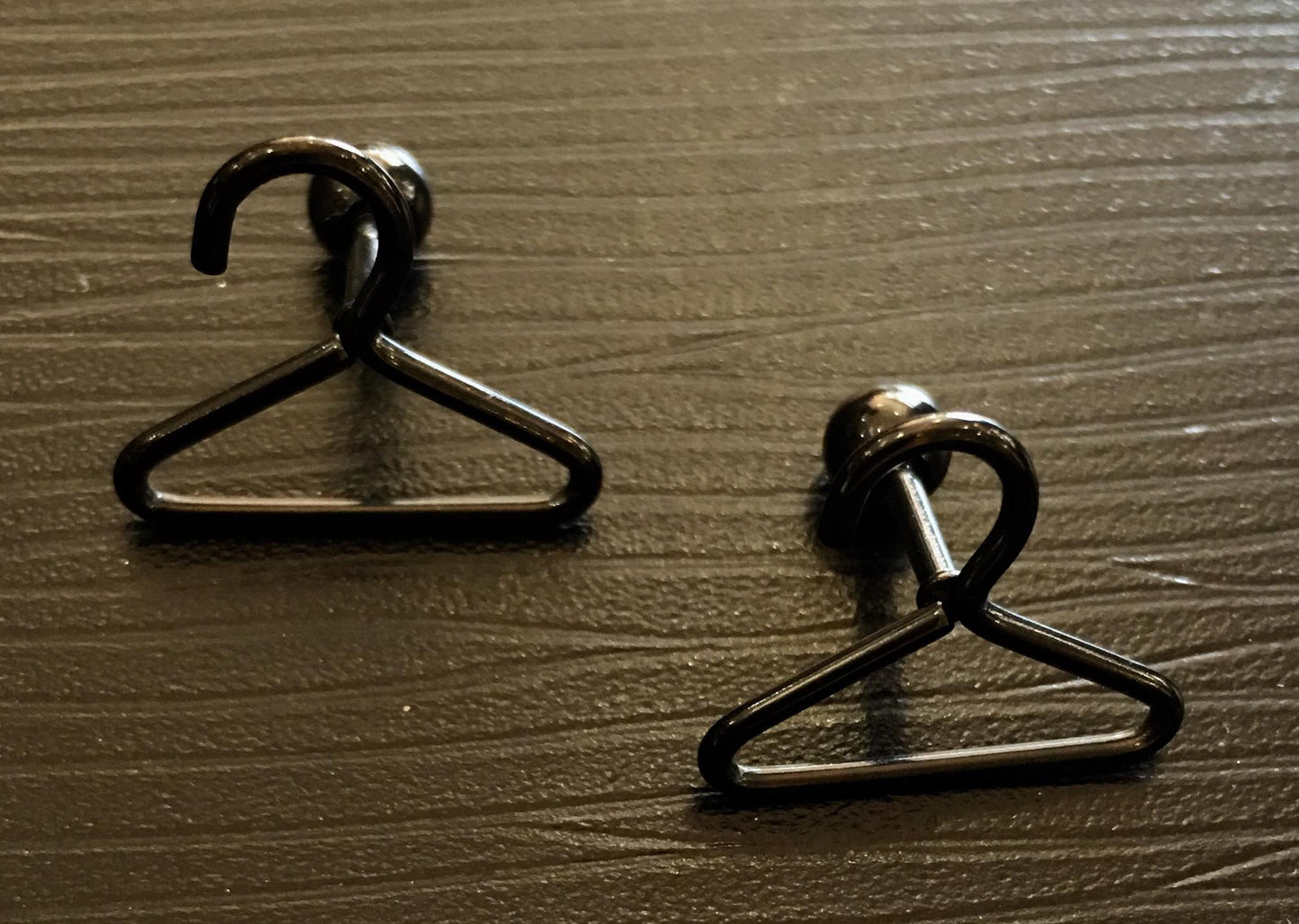 Surgical Steel Piercing Black cabs