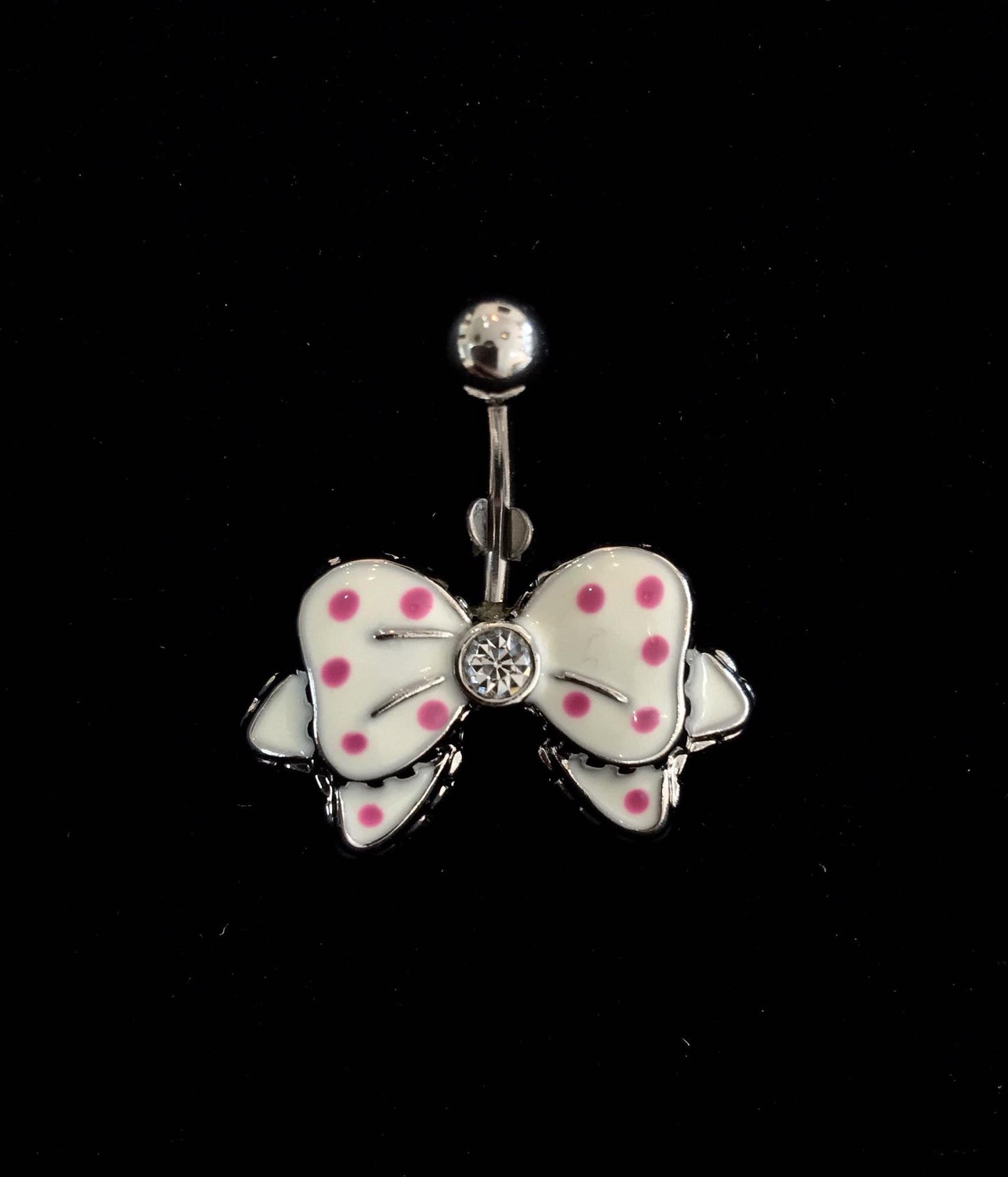 Enamelled surgical steel piercing