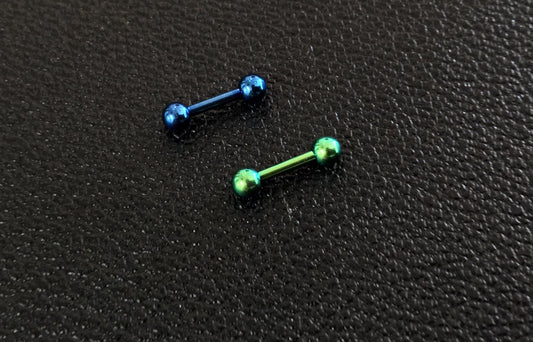 Surgical Steel Piercing Blue-Green