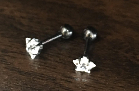 Surgical Steel Piercing Stars